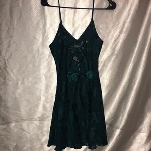Forest Green Victoria’s Secret Slip Dress
